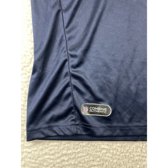 New Era Men's XXL Navy Blue New England Patriots 1/4 Zip Pullover Sweatshirt NWT - Picture 5 of 11